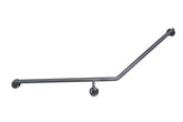 Disabled curved grab rail stainless steel finish Left hand and right hand (facing toilet)